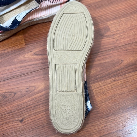 Pierre-Louis Mascis Striped Espadrilles Pink & Navy Sz 38 NWOT - Picture 9 of 10